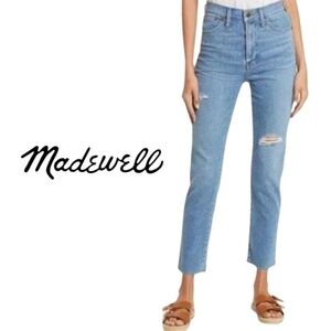 Madewell The Perfect Vintage Jeans in Wash Distressed - Size 26
